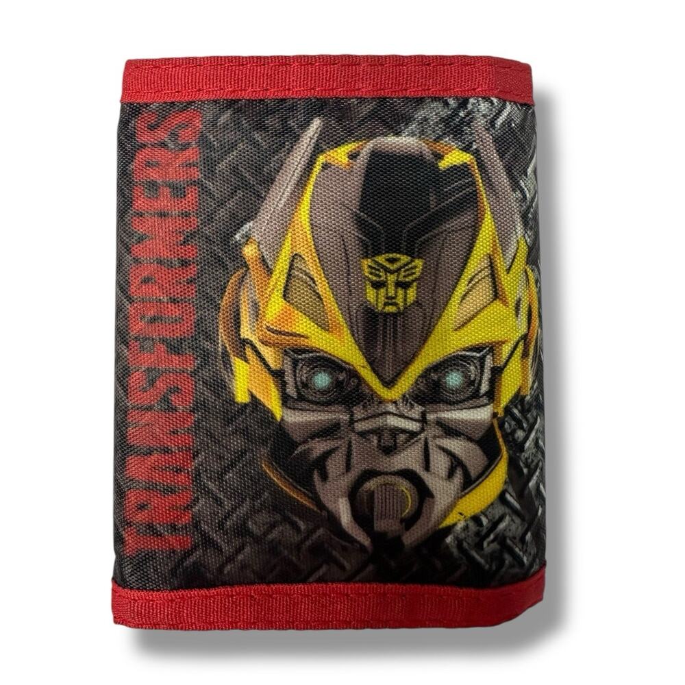 Transformers Wallet Tri-fold Optimus Prime Bumblebee Kids Card Bill Holder Robot